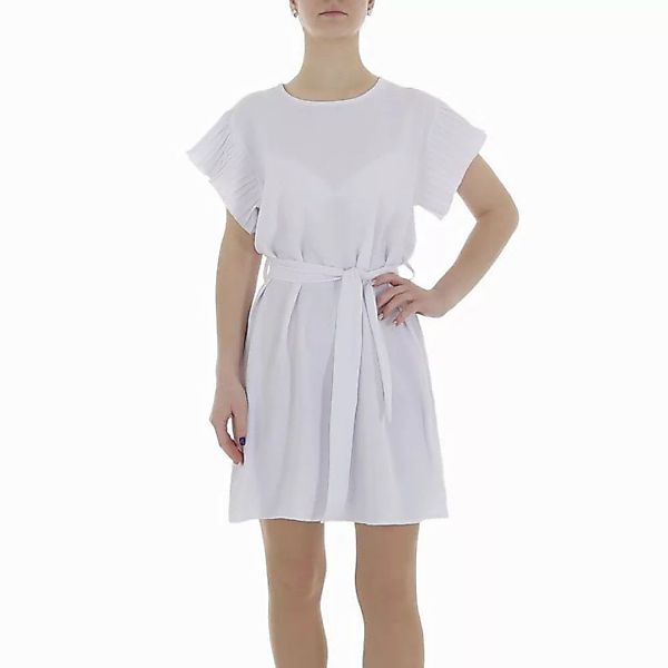 Ital-Design Sommerkleid Damen Freizeit (86164418) Kreppoptik/gesmokt Minikl günstig online kaufen