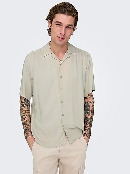 ONLY & SONS Kurzarmhemd ONSDASH LIFE REG VISC RES SS SHIRT günstig online kaufen