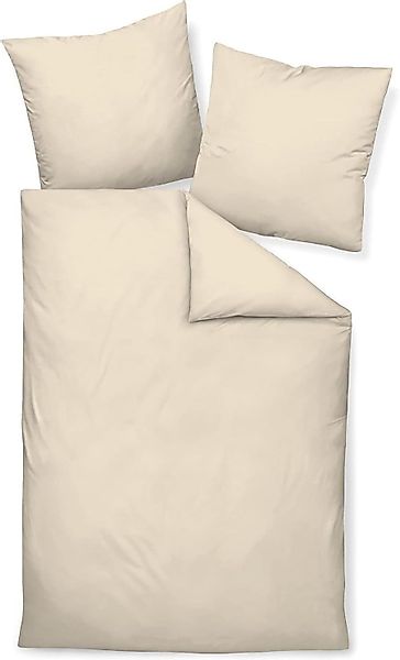 Janine Bettwäsche "Colors 31001" 3 Stk. tlg. feinfädige uni Bettwäsche für günstig online kaufen