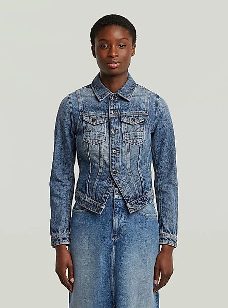 G-STAR Jeansjacke "Pitched Hem Slim Jacke" günstig online kaufen