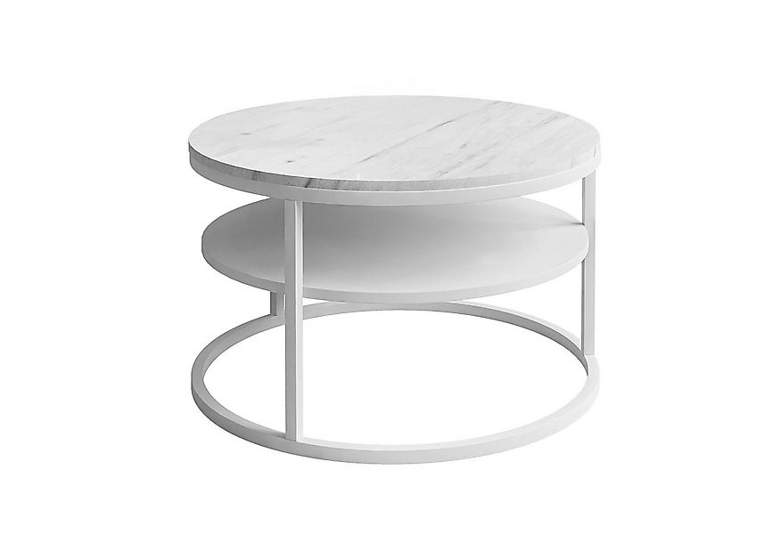 Lookway Couchtisch CIRI SLIM LEVANTO mit Ablage (1 Tisch), Durchmesser: ⌀ 6 günstig online kaufen