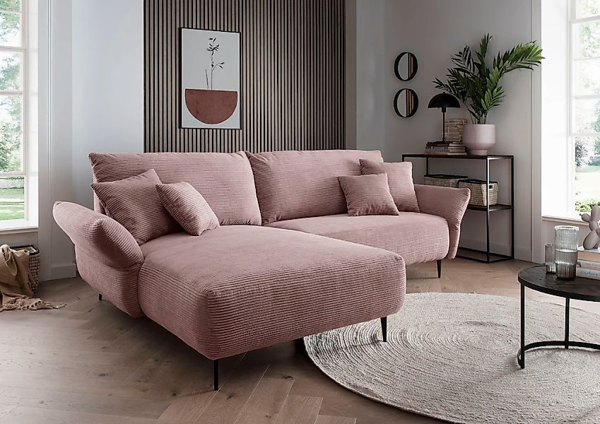 INOSIGN Ecksofa "Amarena L-Form", inklusive Armlehnenverstellfunktion, 4x Z günstig online kaufen