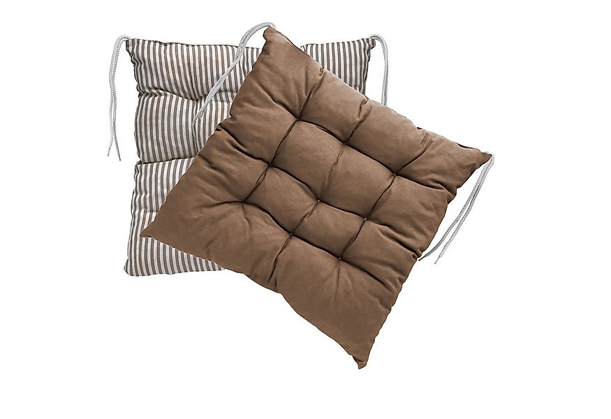 LILENO HOME Stuhlkissen - Wende Sitzkissen für Gartenstuhl oder Küchenstuhl günstig online kaufen