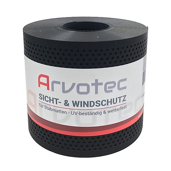 Arvotec Sichtschutzstreifen EXCLUSIVE Sichtschutzrolle 25m "Gelocht", günstig online kaufen