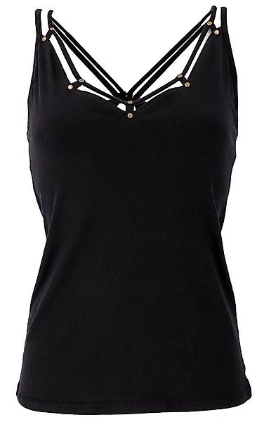 Guru-Shop T-Shirt Goa Psytrance Top, Pixi Top, Boho Top - schwarz Festival, günstig online kaufen