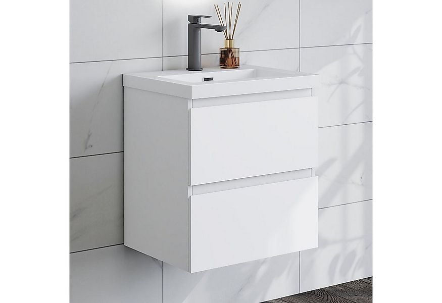 duschspa Waschtisch Waschbecken mit Unterschrank Badschrank Waschplatz Badm günstig online kaufen