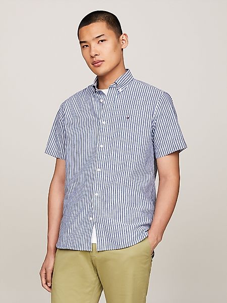 Tommy Hilfiger Kurzarmhemd W-CO/LI CLASSIC STP günstig online kaufen