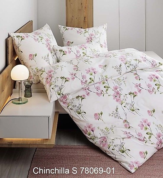 Janine Janine Edelflanell Bettwäsche Chinchilla S 78069 korallenrosa Größe: günstig online kaufen