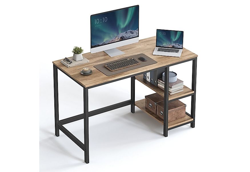 VASAGLE Schreibtisch Computertisch, Tisch, Bürotisch, 100/120/140cm, mit 2 günstig online kaufen