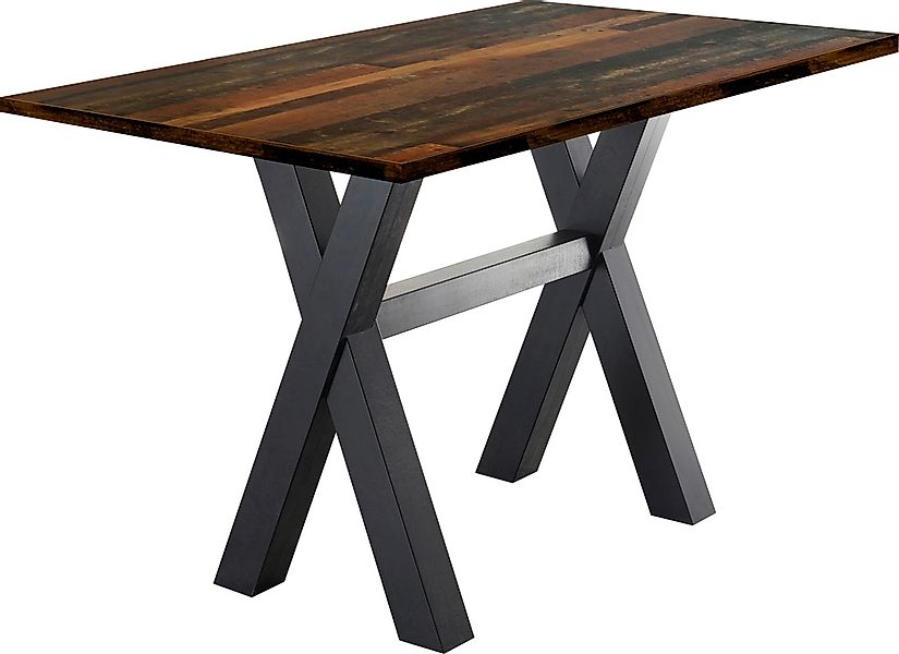 Mäusbacher Bartisch, Gestell in X-Form (Breite 120, 140 oder 160 cm) günstig online kaufen