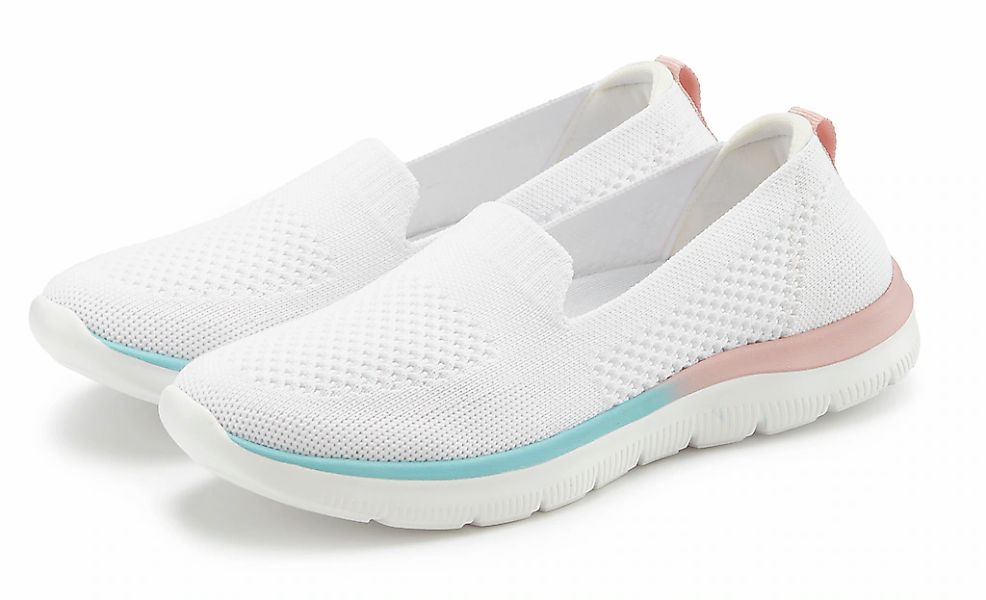 LASCANA Slipper Sneaker, Halbschuh, ultraleicht zum Reinschlüpfen VEGAN günstig online kaufen