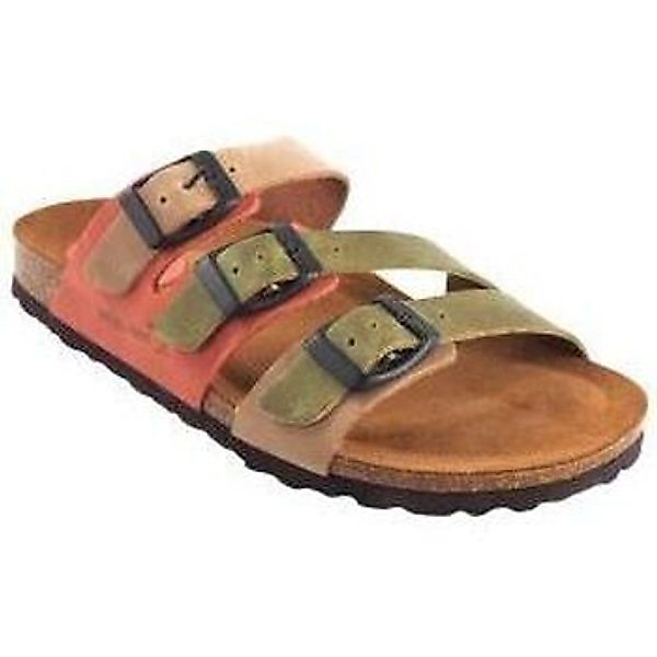 Interbios  Sandalen INTER BIOS 7213 khakifarbene Damensandale günstig online kaufen