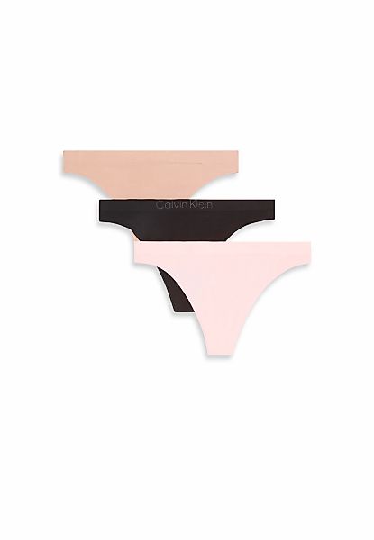 Calvin Klein Underwear Tanga "THONG 3 PK", (Packung, 3 St.), Mit geradem Ab günstig online kaufen
