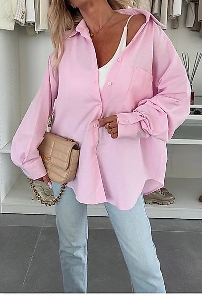 D-IDEAZ Hemdbluse Damen-Baumwollhemd, Einheitsgröße günstig online kaufen