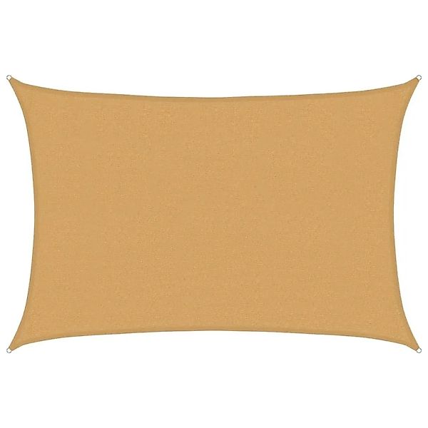 vidaXL Sonnensegel 160 g/m² Rechteckig Sandfarben 2,5x4 m HDPE 4002036 günstig online kaufen