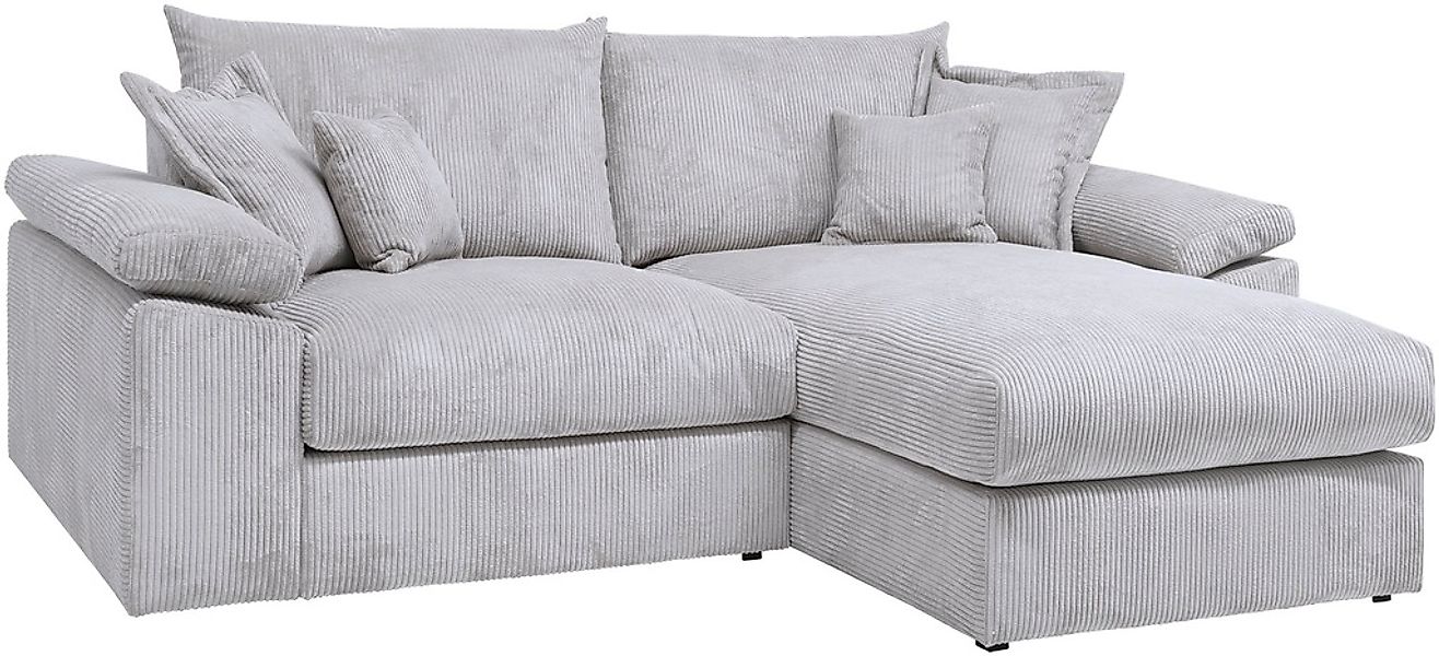 Home affaire Ecksofa "Soft&Cosy XL L-Form - Breite 246 cm", Mega-Sofa, in C günstig online kaufen