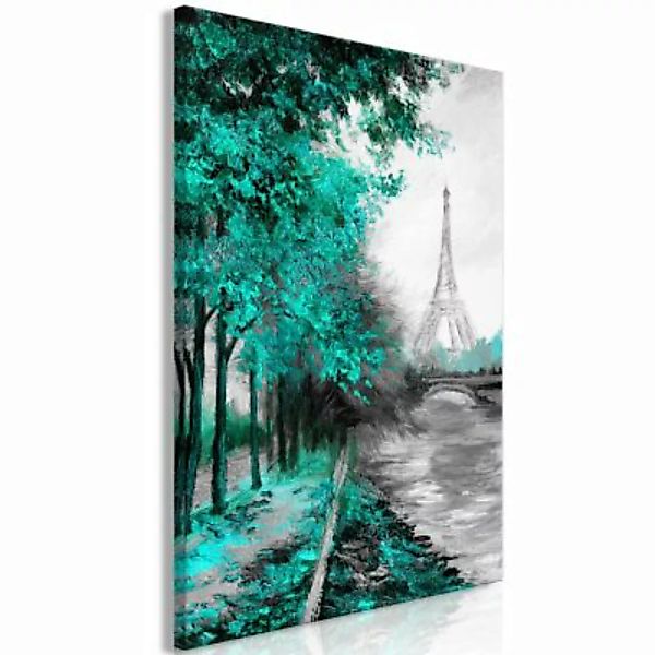 artgeist Wandbild Paris Channel (1 Part) Vertical Green gelb/grau Gr. 40 x günstig online kaufen