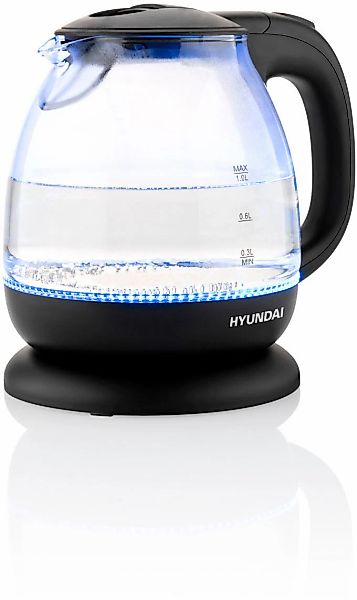 Hyundai Wasserkocher "VK101" 1 l 1100 W 1100 W, automatische Deckelöffnung günstig online kaufen
