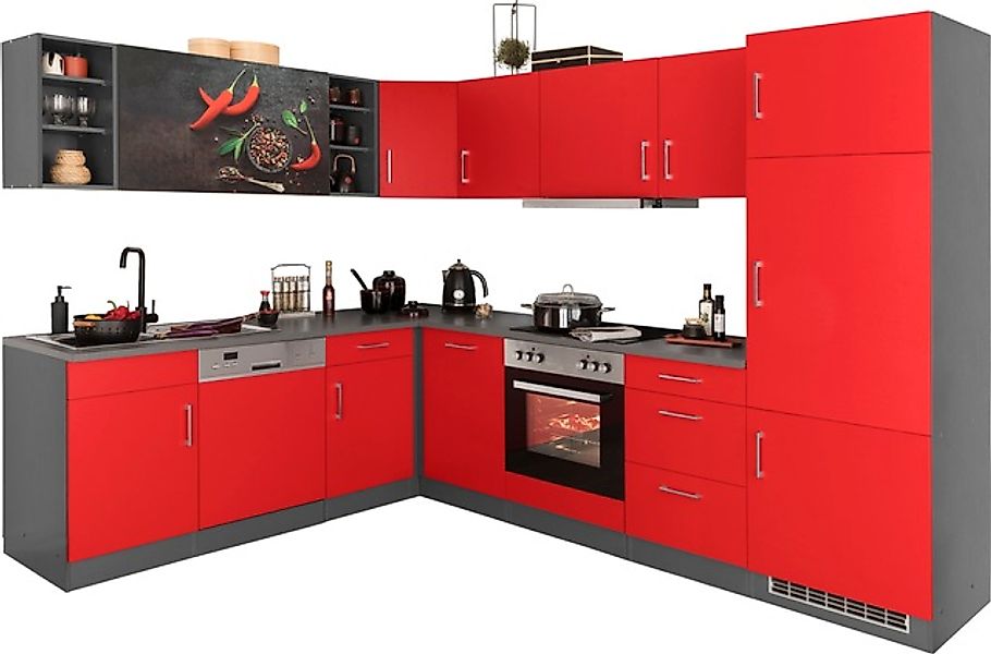 KOCHSTATION Küchenzeile »KS-Paris – Küchen mit einzigartigen Fotomotiven au günstig online kaufen