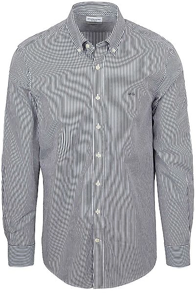 McGregor Hemd Poplin Streifen Navy - Größe L günstig online kaufen