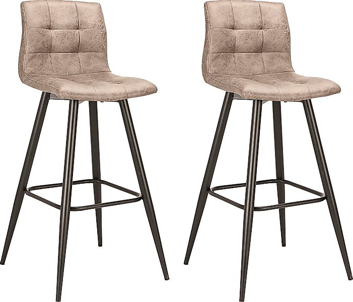byLIVING Barhocker "Simone" Set, 2er, 2 tlg. 2er Set, Vintage braun oder We günstig online kaufen