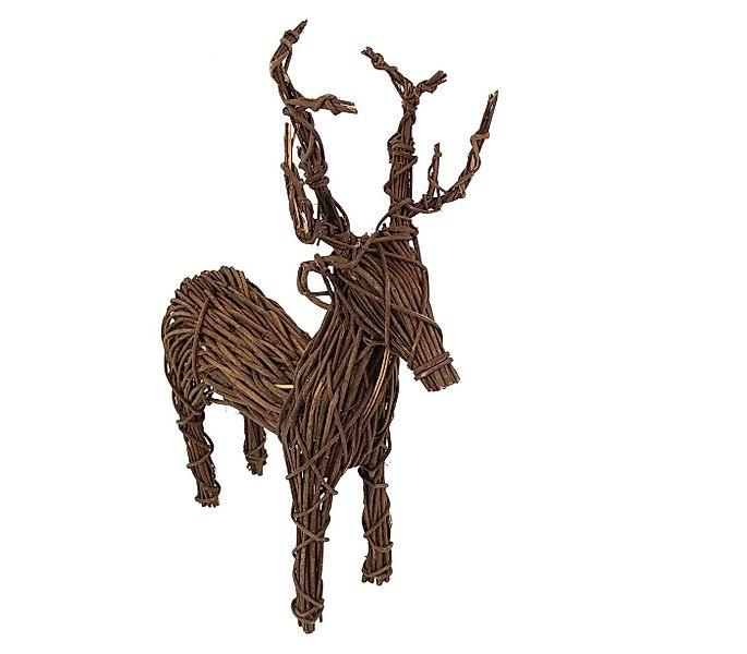 Dekoleidenschaft Dekofigur "Rentier", Rebenzweige auf Metall geflochten, 76 günstig online kaufen