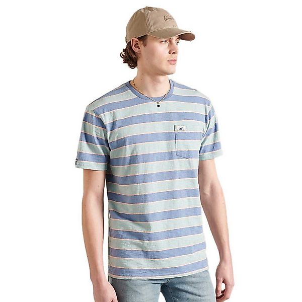 Superdry Cali Surf Relaxed Fit Kurzarm T-shirt 3XL Blue Multi günstig online kaufen