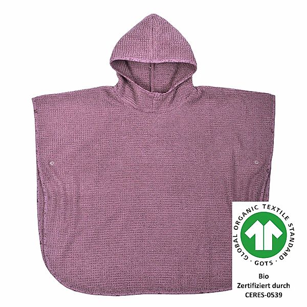 Wörner Badeponcho "at home" Biobaumwolle, maschinenwaschbar, trocknergeeign günstig online kaufen