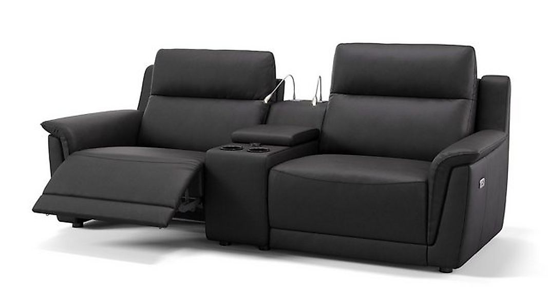 Sofanella 2-Sitzer Leder MALITO, Heimkinosofa, Kinocouch, Funktionssofa, Ki günstig online kaufen
