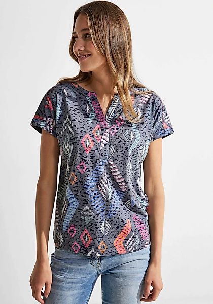 Cecil T-Shirt, mit Ausbrenner Muster günstig online kaufen