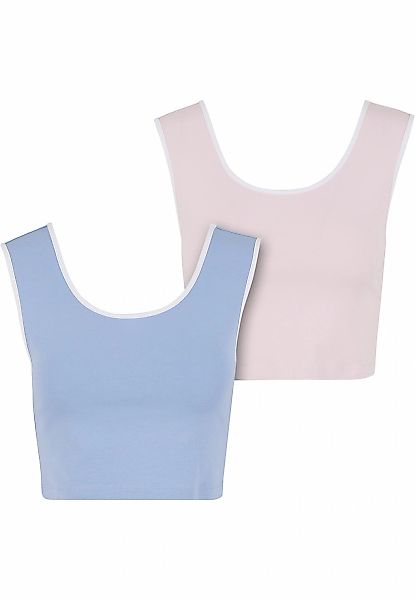 URBAN CLASSICS T-Shirt "Urban Classics Ladies Contrast Cropped Top" 1 Stk. günstig online kaufen