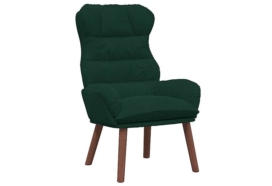 vidaXL Sessel Sessel Dunkelgrün 69 x 74 x 93 cm Samt (1-St) günstig online kaufen