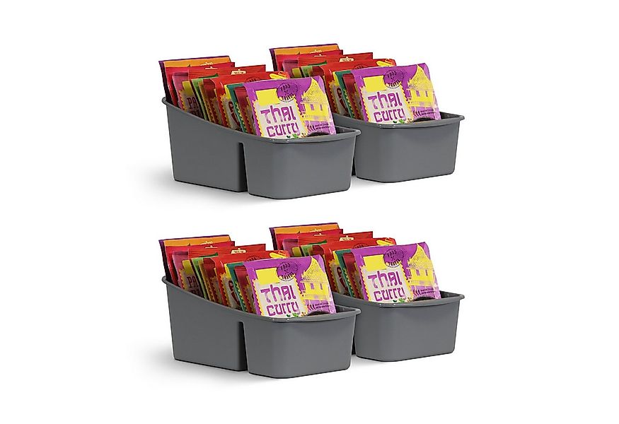 Pro Home Küchenorganizer-Set mit 3 Fächern, (4-tlg), Aufbewahrungsbox für T günstig online kaufen