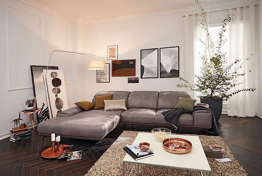 Musterring Wohnlandschaft "MR 2490 Ecksofa mit erstklassigem Sitzkomfort, L günstig online kaufen