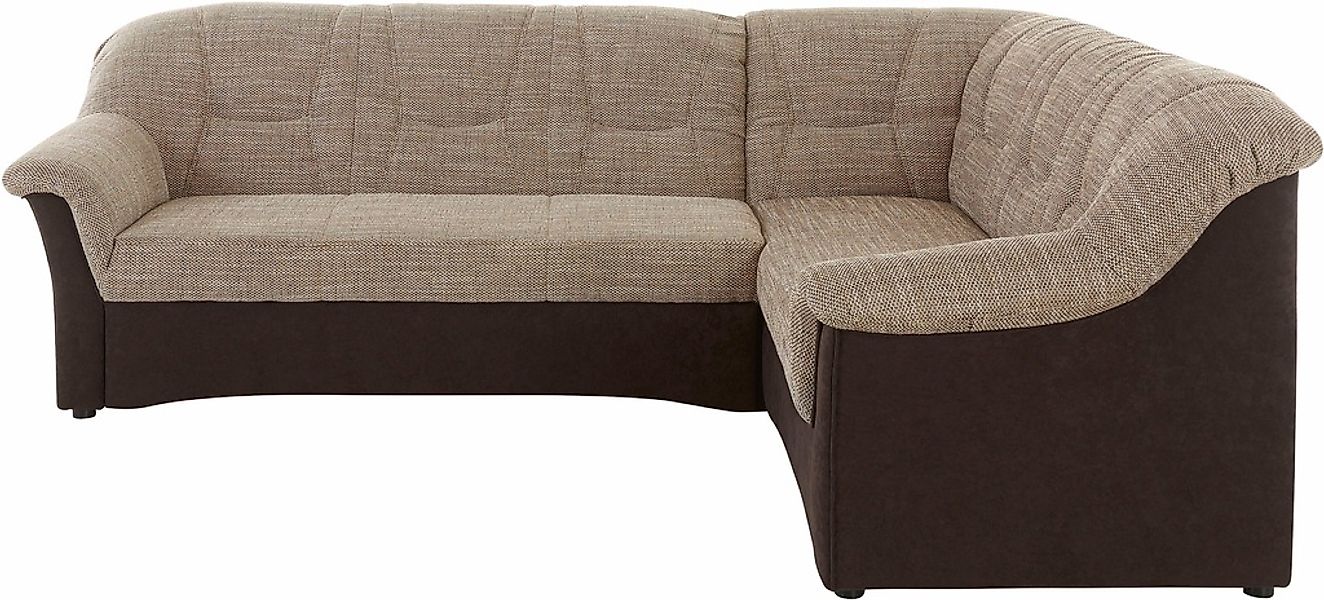 DOMO collection Ecksofa "Sarafina zeitlos&bequem, optional mit Federkern, B günstig online kaufen