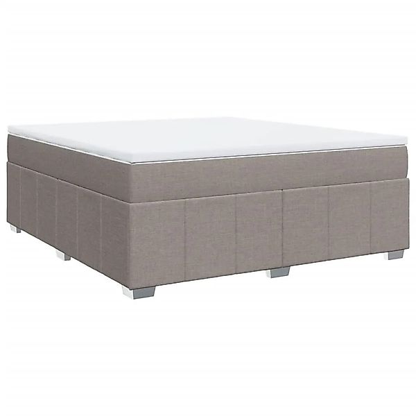 vidaXL Boxspringbett mit Matratze Taupe 180x200 cm Stoff 3285495 günstig online kaufen