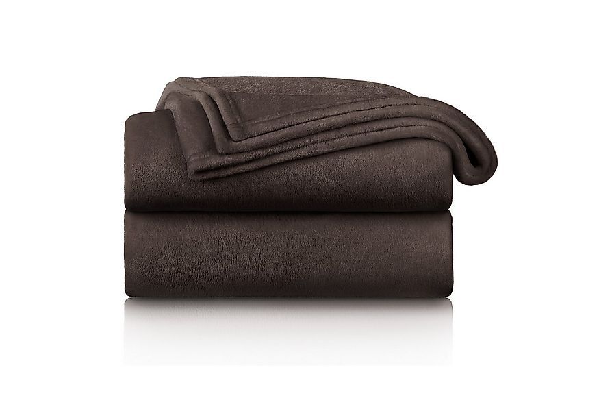 Wohndecke Kuschelige Fleecedecke, Oeko-Tex zertifizierte Decke, Blumtal günstig online kaufen