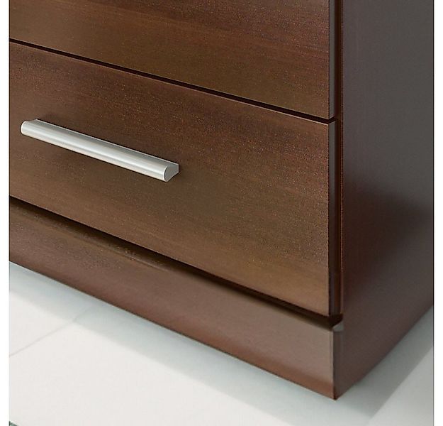 Lomadox Regal IMPERIA-129, Wohnzimmer schmal 50 cm Nussbaum Schrank Staurau günstig online kaufen