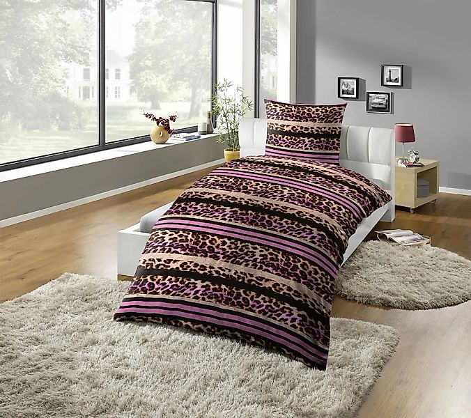 KiNZLER Bettwäsche "Polycotton Flanell" 2 tlg. besonders weich günstig online kaufen