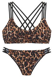 Bruno Banani Bustier-Bikini mit kontrastfarbigen Details günstig online kaufen