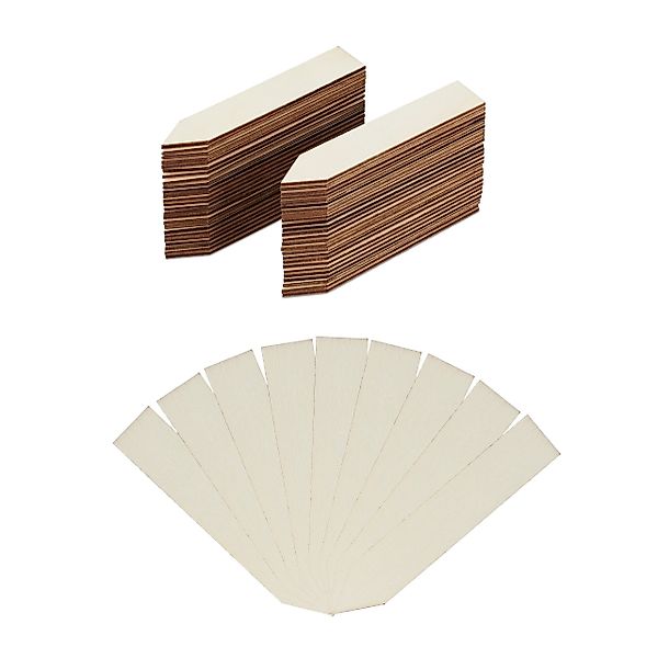 relaxdays Gartenstecker Pflanzenstecker Holz im 60er günstig online kaufen