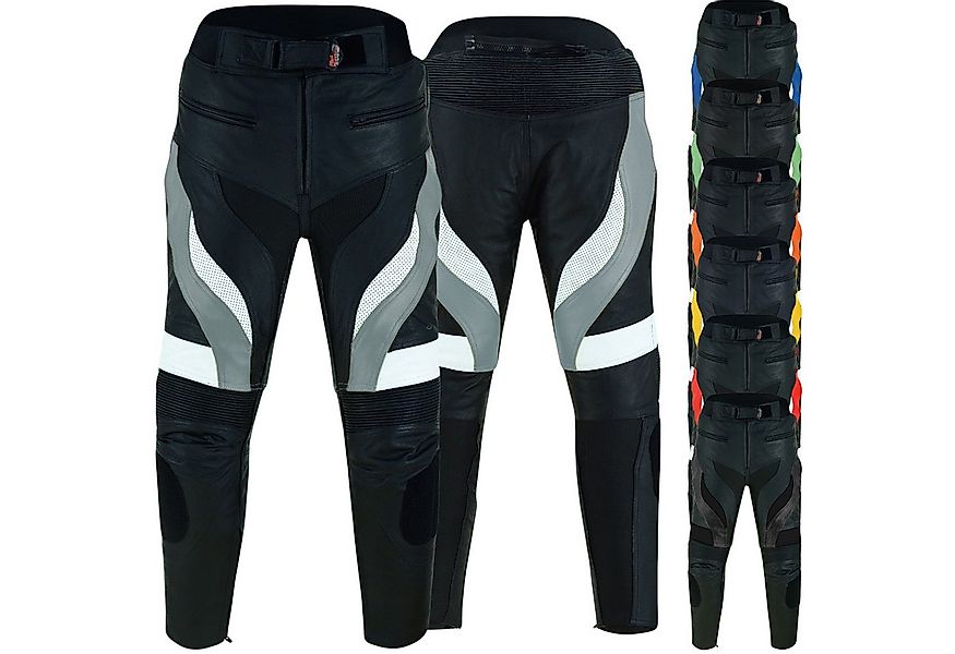 German Wear Motorradhose GW409T (mit 4 Protektoren) Motorradhose Biker Lede günstig online kaufen