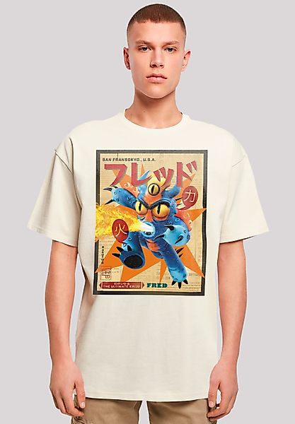 F4NT4STIC T-Shirt "Big Hero 6 Fred Newspaper", Premium Qualität günstig online kaufen