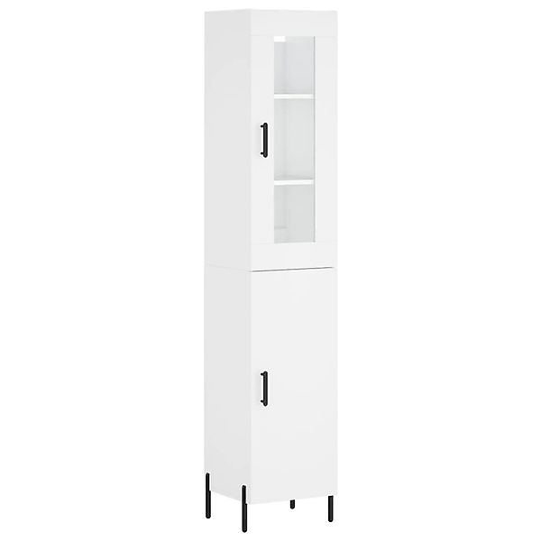 vidaXL Highboard Weiß 34,5x34x180 cm Holzwerkstoff 3199177 günstig online kaufen