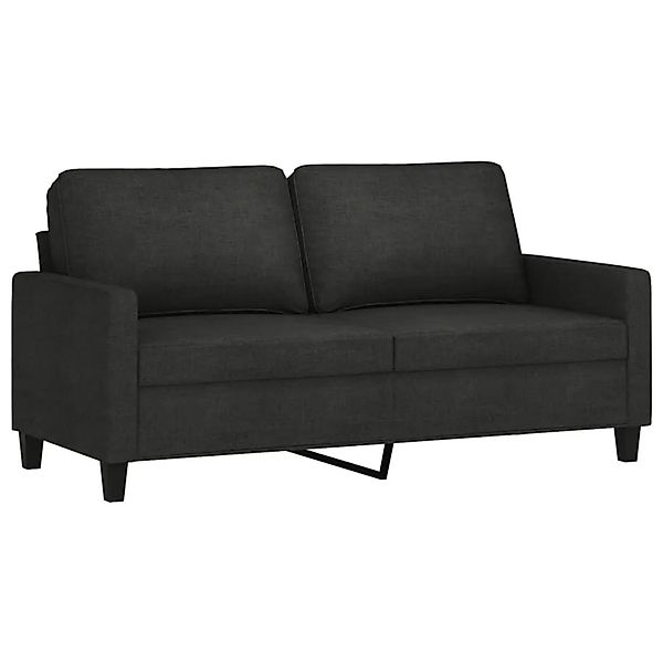 vidaXL 2-Sitzer-Sofa Schwarz 140 cm Stoff 359167 günstig online kaufen