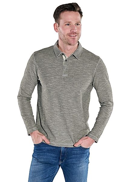 Engbers Langarm-Poloshirt Langarm-Shirt strukturiert günstig online kaufen