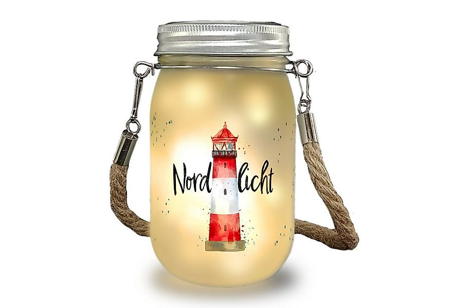 speecheese Dekolicht Leuchtturm Solarlicht mit Spruch Nordlicht günstig online kaufen