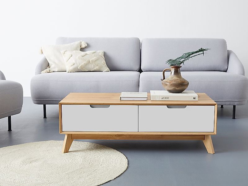 andas Couchtisch Pandrup, mit 2 Schubkasten, günstig online kaufen