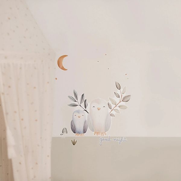 LITTLE DUTCH Wandtattoo "Wandsticker Set Forest Friends Good Night (45x40cm günstig online kaufen