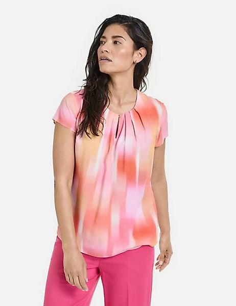 GERRY WEBER Klassische Bluse Fließende Bluse mit Farbverlauf günstig online kaufen